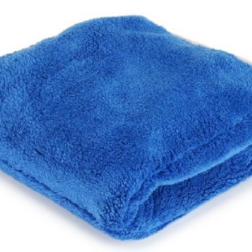 Blue microfiber drying towel 90X60