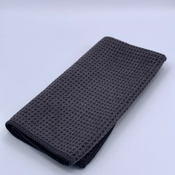 Microfibre gaufrée grise