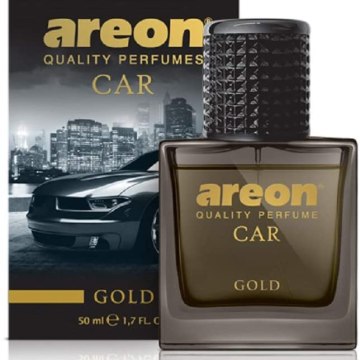 Parfum d'ambiance voiture areon GOLD parfum 50 ml.